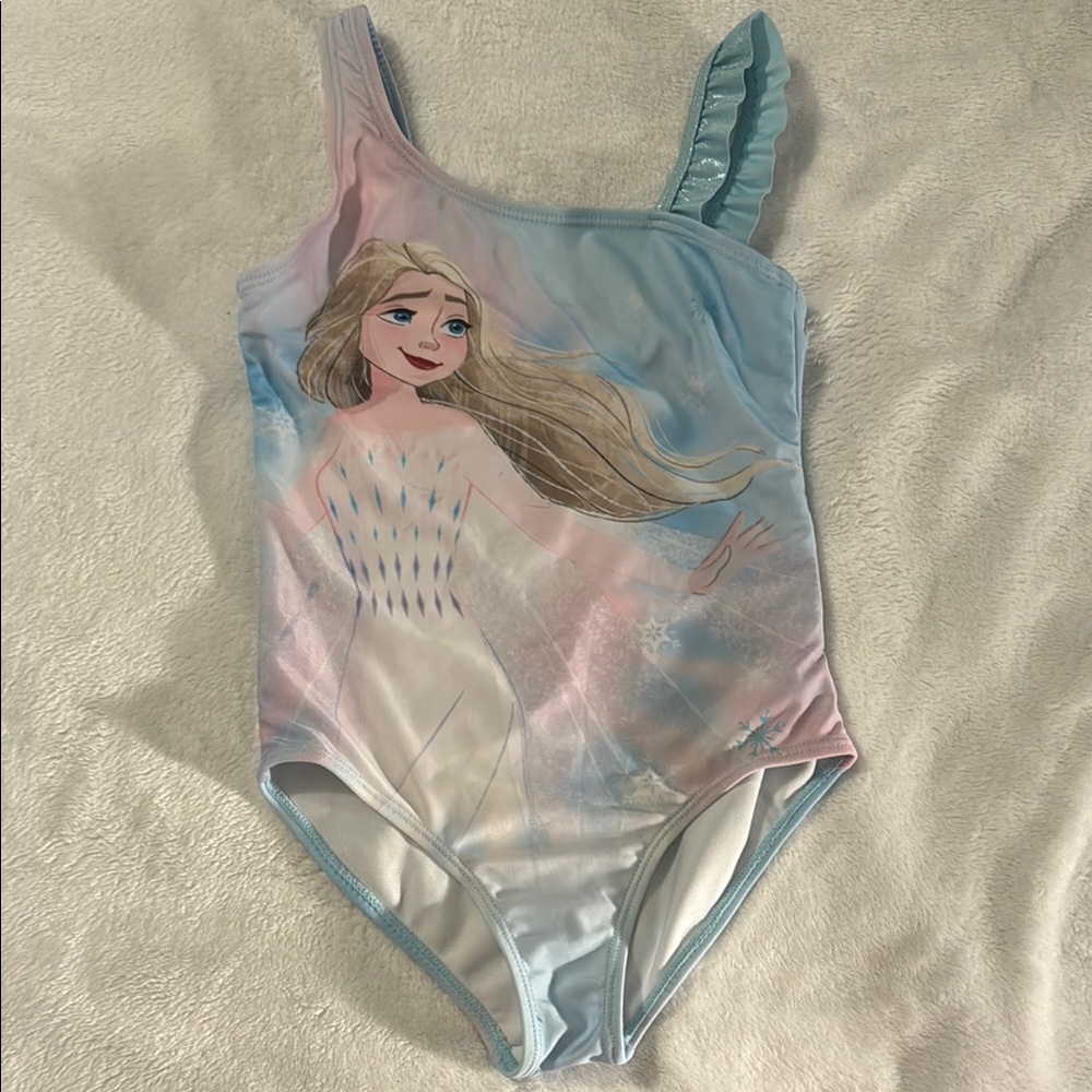 Disney Frozen Elsa Swimsuit - Blue